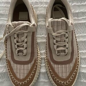 Dolce Vita Beige and Brown Sneakers
